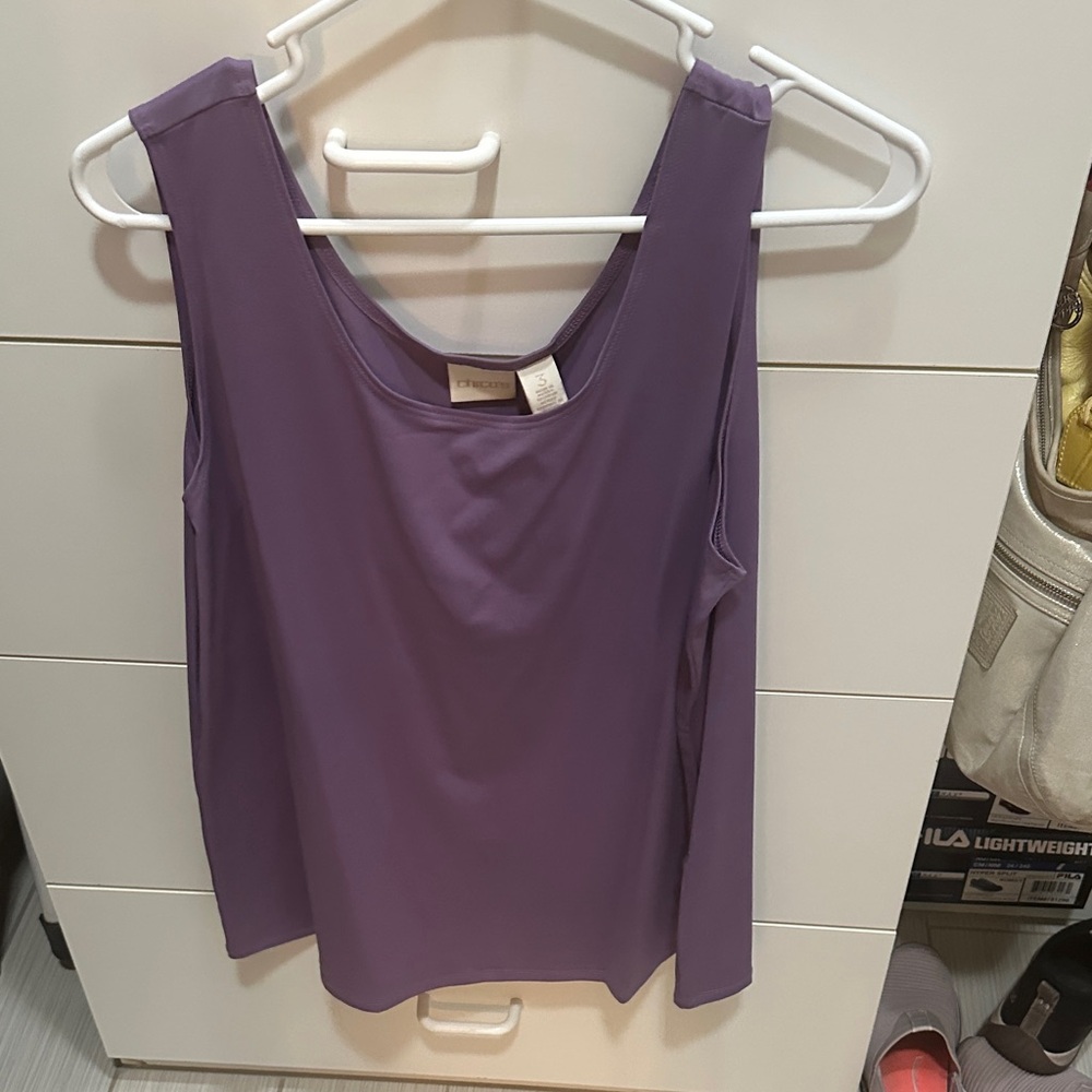 Chico's Elegant Lavender Tank Top
